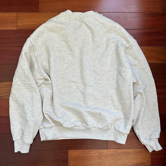ALO Yoga Oatmeal Heather Accolade Crewneck Sweater Small - Picture 7 of 7